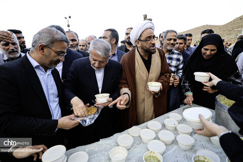 حضور سیدرضا صالحی‌امیری در شهرستان لنجان استان اصفهان
