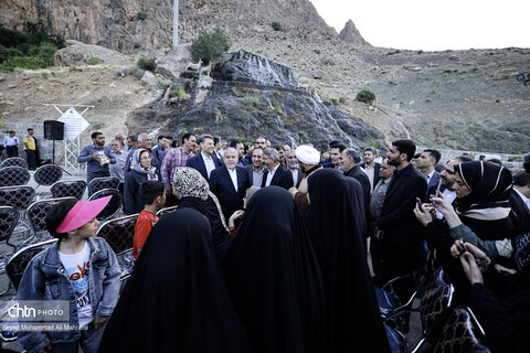 حضور سیدرضا صالحی‌امیری در شهرستان لنجان استان اصفهان