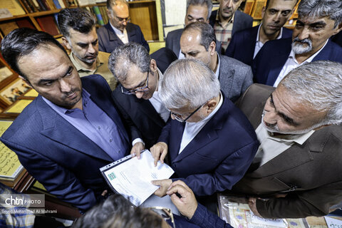 حضور سیدرضا صالحی‌امیری در شهرستان لنجان استان اصفهان