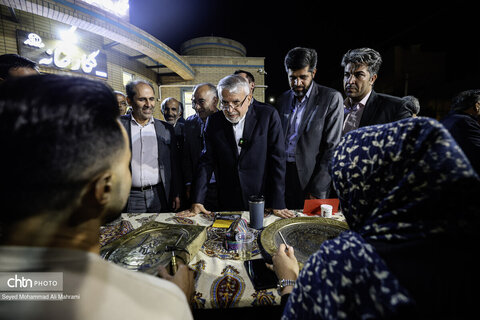 حضور سیدرضا صالحی‌امیری در شهرستان لنجان استان اصفهان