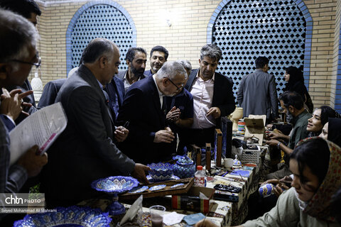 حضور سیدرضا صالحی‌امیری در شهرستان لنجان استان اصفهان