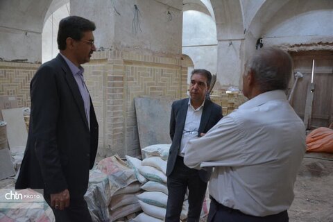 بازدید و بررسی روند پروژه های مرمتی یزد