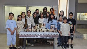 پیوند نسل نو با میراث کهن با کارگاه «کودک و موزه» در موزه هفت‌تپه