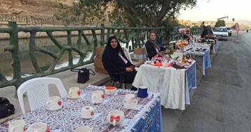 نخستین پنج‌شنبه بازار صنایع‌دستی در آبدانان ایلام برپا شد