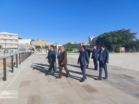 بازدید مدیرکل میراث فرهنگی و مدیرکل دیوان محاسبات استان آذربایجان شرقی از ارک علیشاه تبریز