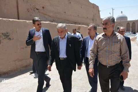 بازدید از پروژه برج و بارو یزد