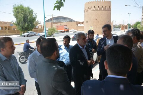 بازدید از پروژه برج و بارو یزد