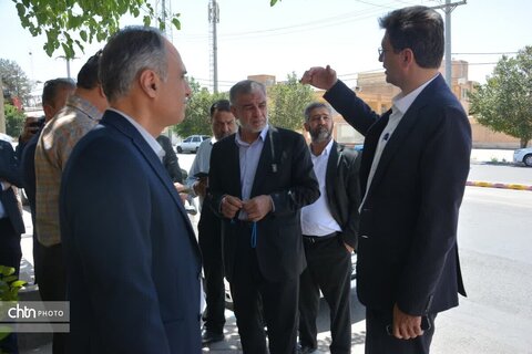 بازدید از پروژه برج و بارو یزد