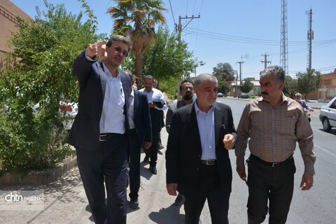 بازدید از پروژه برج و بارو یزد