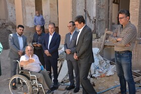 بازدید مدیر کل از پروژه های گردشگری و میراث فرهنگی در دست اقدام