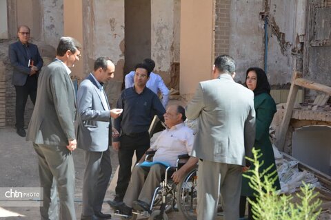 بازدید مدیر کل از پروژه های گردشگری و میراث فرهنگی در دست اقدام