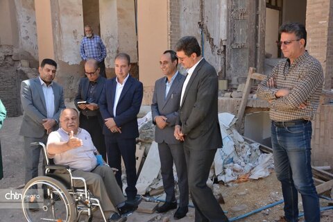 بازدید مدیر کل از پروژه های گردشگری و میراث فرهنگی در دست اقدام