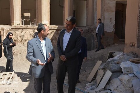 بازدید مدیر کل از پروژه های گردشگری و میراث فرهنگی در دست اقدام