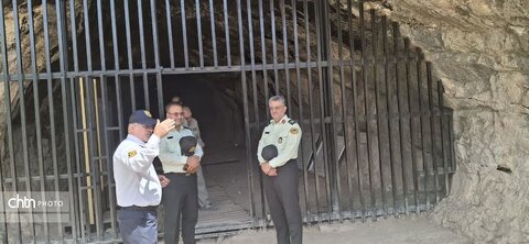 بازدیدسردار مهری فرمانده محترم یگان حفاظت وزارت میراث فرهنگی،گردشگری و صنایع دستی  از قلعه فلک‌الافلاک