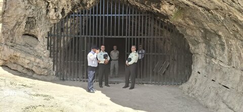 بازدیدسردار مهری فرمانده محترم یگان حفاظت وزارت میراث فرهنگی،گردشگری و صنایع دستی  از قلعه فلک‌الافلاک