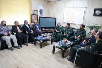 دیدار فرمانده سپاه با مدیرکل میراث‌فرهنگی زنجان