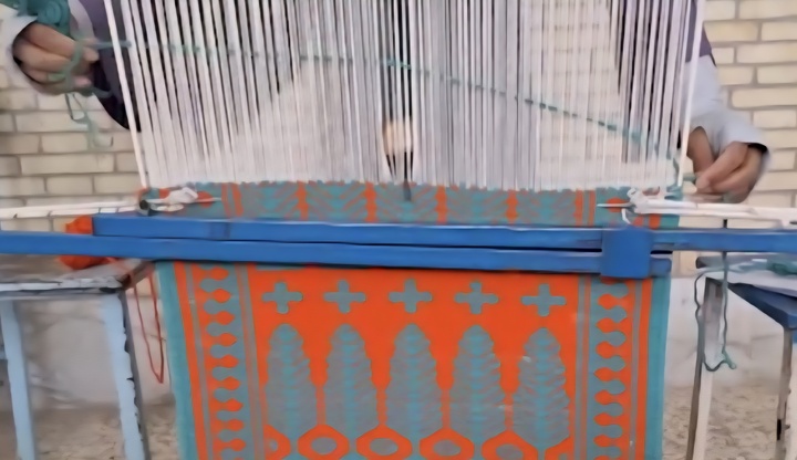 رونق دوباره هنر صنعت زیلوبافی در ندوشن