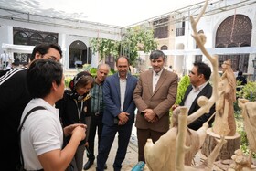 بازدید رئیس سازمان مدیریت کرمانشاه از رویداد بین‌المللی چوب