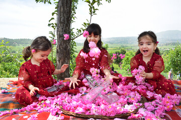 سومین جشنواره گلاب‌گیری روستای سیاحومه بانه