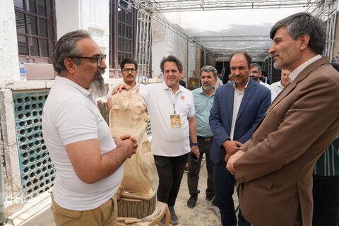 بازدید رئیس سازمان مدیریت و برنامه‌ریزی کرمانشاه از رویداد بین‌المللی چوب