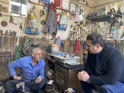 تجلیل فرهنگستان هنر ایران از هنرمند بنام کرمانشاه / احیای روح آهنگری سنتی در سایه توجه به میراث فرهنگی ناملموس