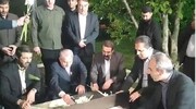 ادای احترام وزیر میراث‌فرهنگی به مقام شامخ شهدا در آغاز سفر به همدان