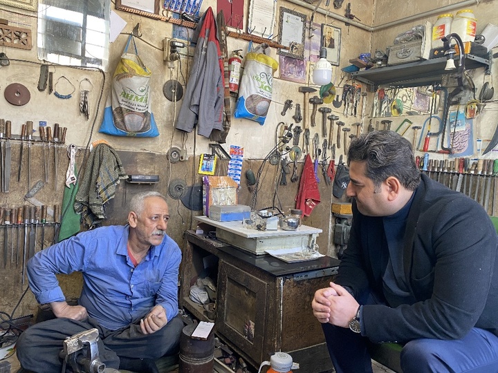 تجلیل فرهنگستان هنر ایران از هنرمند بنام کرمانشاه / احیای روح آهنگری سنتی در سایه توجه به میراث فرهنگی ناملموس