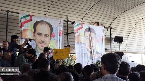 مراسم وداع و تشییع ۳ پاسدار شهید زنجانی