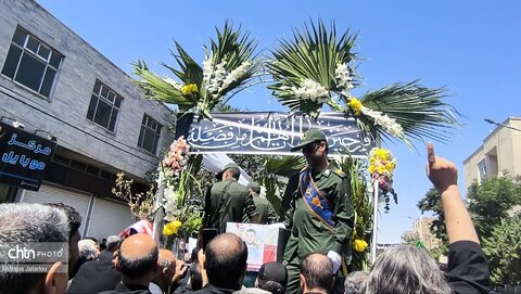 مراسم وداع و تشییع ۳ پاسدار شهید زنجانی