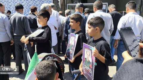 مراسم وداع و تشییع ۳ پاسدار شهید زنجانی