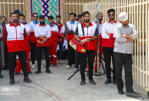 برگزاری مراسم تشییع و اقامه نماز بر پیکر مطهر شهدای حمله رژیم صهیونیستی به یزد