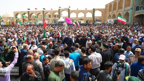 وداع با پرستوهای خونین‌بال یزد؛ بغض شهر در فراق شهدای مظلوم مقاومت