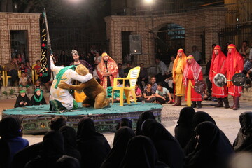 آیین تعزیه خوانی روستای حصار خروان استان قزوین