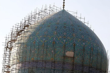 آغاز عملیات مرمت آرایه‌های کاشی‌کاری مسجد امام(ره) اصفهان