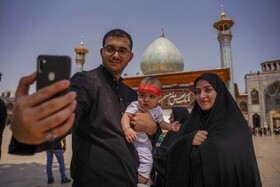 همایش عظیم شیرخوارگان حسینی در سومین حرم اهل بیت