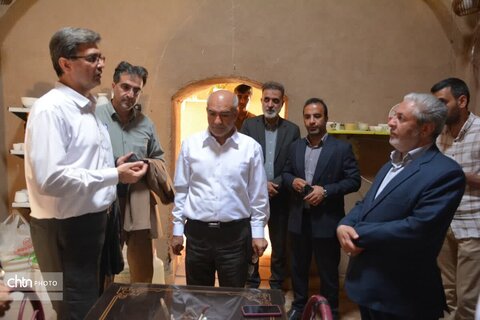 بازدید از بناهای تاریخی و پروژه های شهرستان بهاباد