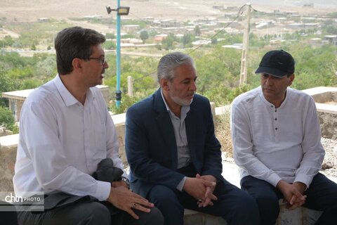 بازدید از بناهای تاریخی و پروژه های شهرستان بهاباد