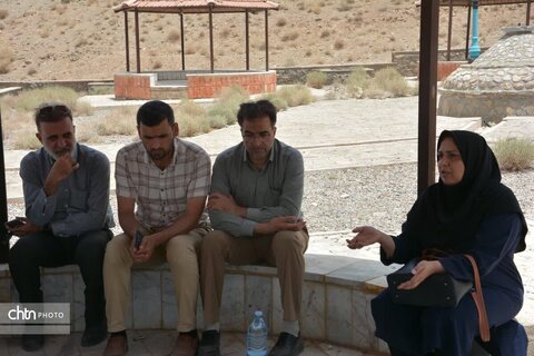 بازدید از بناهای تاریخی و پروژه های شهرستان بهاباد