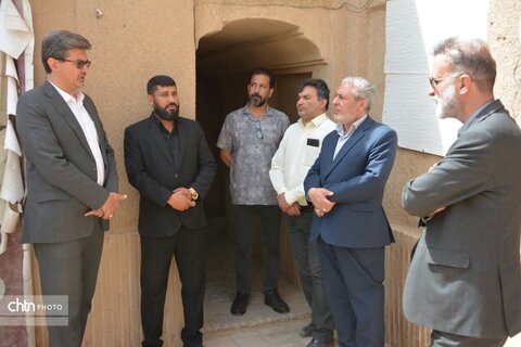 بازدید از بناهای تاریخی و پروژه های شهرستان بهاباد