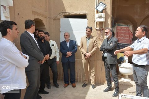 بازدید از بناهای تاریخی و پروژه های شهرستان بهاباد