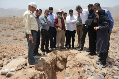 بازدید از بناهای تاریخی و پروژه های شهرستان بهاباد