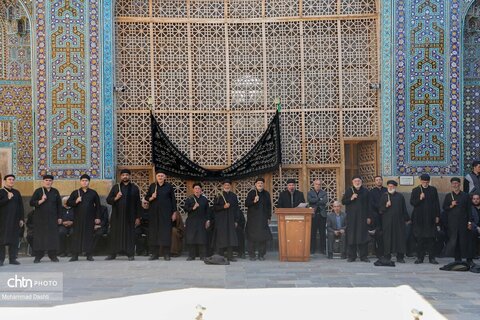 آئین سنتی «طشت گذاری» در بقعه شیخ صفی‌الدین اردبیلی