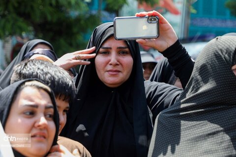 تشییع پیکر شهید مدافع وطن «مهدی قهرمانی» در اردبیل