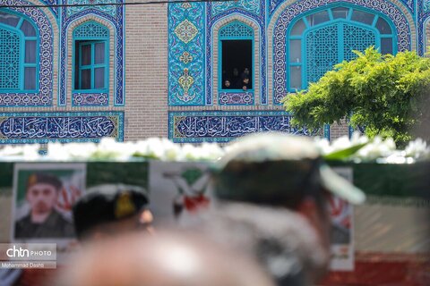 تشییع پیکر شهید مدافع وطن «مهدی قهرمانی» در اردبیل