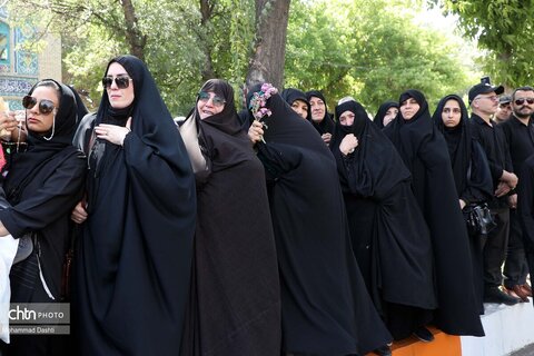 تشییع پیکر شهید مدافع وطن «مهدی قهرمانی» در اردبیل