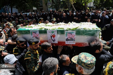 تشییع پیکر شهید مدافع وطن «مهدی قهرمانی» در اردبیل