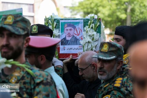 تشییع پیکر شهید مدافع وطن «مهدی قهرمانی» در اردبیل