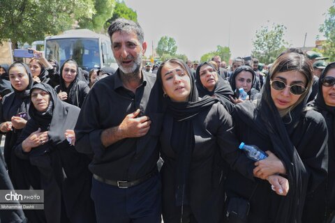 تشییع پیکر شهید مدافع وطن «محمدرضا نوروزی» در شهر نیر