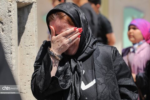 تشییع پیکر شهید مدافع وطن «محمدرضا نوروزی» در شهر نیر