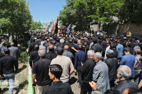 تشییع پیکر شهید مدافع وطن «محمدرضا نوروزی» در شهر نیر